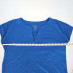 Lilly Pulitzer Luxletic Brodie Blue V-Neck T- Shirt Top Split Back Tee - Size XS Photo 10