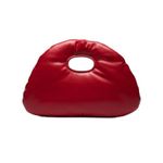A.W.A.K.E. MODE‎ Small Lucy Faux Leather Padded Top Handle Bag Red Photo 12