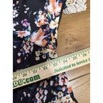 Umgee Cardigan Duster Top Sz S/M Floral Open Front Crocheted Cottagecore Hippie Photo 4