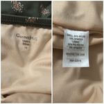 Garnet Hill NWT Olive Green Floral One Piece Swimsuit Size 14 Photo 3