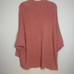 Barefoot Dreams Cozychic Lite Cardigan Pink Open Front L/XL Ribbed Knit Photo 3