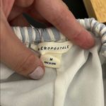 Abercrombie & Fitch Blue and White Striped Jumpsuit with Spaghetti Straps Photo 2