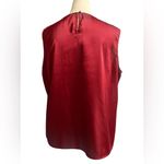 Calvin Klein  Scarlet Sleeveless Top Photo 1