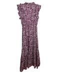 Outerknown  Canyon Midi Dress in Plum Wild Daisy Sz. S Photo 9
