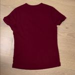 FIGS  Deep Red V-Neck Tee Size XXS Photo 1