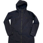 Columbia ​ Omni-Tech Waterproof Trench Coat M Navy Gorpcore Rain Jacket Utility Photo 0