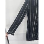 Rails Striped Stephanie Shirt Dress Women Small Black Button Front Long Sleeve Photo 10