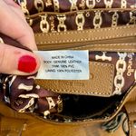 Tignanello Brown Leather Handbag Photo 6