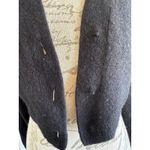 Reformation Val Crop Wool Cardigan Black Size XSmall Missing Button Photo 3
