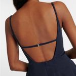 STAUD Joli Open-Back Full Skirt Maxi Dress Gown Navy Blue NWT Size 4 Photo 14