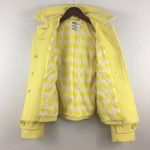Anthropologie  Tulle Yellow Velour Coat Photo 5