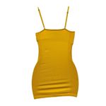 Prima Cuti Women Camisole Top One Size Mustard Yellow Lace Y2K Elena Gilbert Photo 1