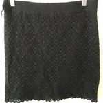 Forever 21  Skirt Black Lace Mini, Pencil Sz L SEE DESCRIPTION Photo 0