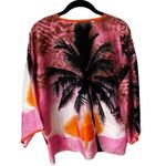 P.A.R.O.S.H. silk sunset palm tree tunic blouse NWT M Pink Size M Photo 2