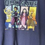 Demon Slayer Anime Graphic Tee – Size Large Blue Photo 2