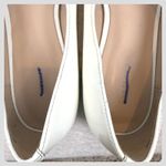Ann Taylor  White Patent Leather Mary Jane Pointed Toe Flats Women Balletcore Photo 6