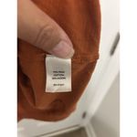 J Jill Womens Orange Pima Cotton Modal Midi Long Sleeve V Photo 3