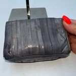 American Vintage Vintage Eel Skin Makeup Case with Mirror and Kisslock Photo 2