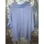 We The Free  Free People Lavender Sweater cowl neck Medium Photo 3