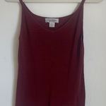 Brooks Brothers  Burgundy Linen Tank Top Photo 0