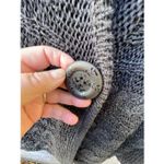 Tribal Brand Cardigan chunky knit loose weave sweater. Black Size M Photo 5