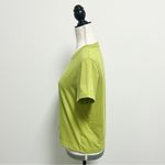 Everlane Yellow Green Crew Neck Short Sleeve Boxy Cut Relaxed Fit T Shirt Small Photo 2