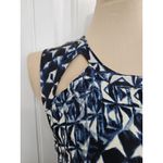 Lucky Brand  Denim Co Geometric Print Shift Dress Mixed Media Size XS Photo 4