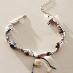 Free People Ariana Ost Alpha Choker in Neutral NWT Shell Bohemian Gypsy Necklace Photo 0