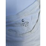 LOGO By Lori Goldstein Batman Logo T-Shirt Women's Small White Graphic Tee Short Sleeve Classic DC... Photo 4