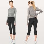 Lululemon Lead The Pack Crop 23" Legging Tight in Black Size 4 Photo 2