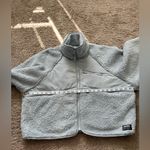 BDG Women's Urban Outfitter Chuck Fleece Zip-Up Grey Jacket Size L Photo 8