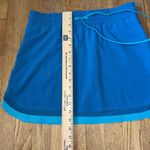 Summersalt Elastic Swim Skirt Blue With Teal Trim Size Med Zippered Pockets Photo 7