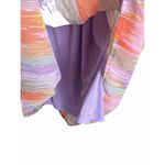 AQUA Midi Dress One Shoulder Flutter Sleeve Medium Womens Garden Party Chic Photo 8