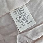 Mystree | NWT Embroidered Yoke Dress Crinkle Chiffon Taupe Nude Lavender | Large Photo 5