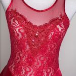 Cinema Etoile Santa Baby Babydoll Slip Red Photo 3