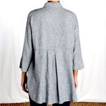 Cut Loose Easy Shirt Linen Cotton Large Black Photo 2