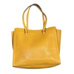 Steve Madden Yellow Faux Leather Tote Bag Photo 3
