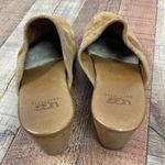 UGG  Abbie Women's 7 Brown Suede Clogs Mules Wood Heel Studded Closed Toe Slip On Photo 6
