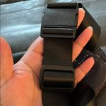 Apana Black and White Crossbody Bag with Artistic Marble Design Photo 2