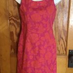 Petite Sophisticate Vintage Y2K.pink and orange floral dress Photo 5