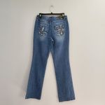 Style & Co Premium Jeweled Blue Boot Cut Jeans Size 6 Photo 1
