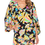 Trina Turk Tahitian Floral Tunic Swim Cover Up Size Small Photo 0