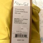 NWT Niyama Sol Olive Green Padded Sport Bra Yellow Size M Photo 2