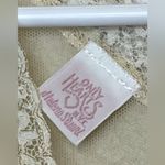 Only Hearts  by Helena Stuart Y2K Cream Floral Lace Sheer Top Size‎ S Photo 6