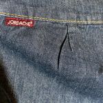Jordache Vintage  Jeans Lo-Rise Bootcut Cotton Denim Dark Wash Belted Blue 11/12 Photo 3