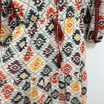 Sachin + Babi Dalton Maxi Dress Cream Multi Geo Checkers Tassels Boho Size 6 NWT Photo 12