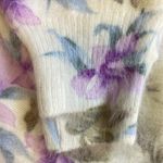 Lee Sands Women’s Orchid and Monstera Print Angora Cardigan Sweater Size 1X NWT Photo 7