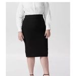 Universal Standard  Lynn Luxe Pencil‎ Twill Skirt Size 20 Business Work Black Photo 1
