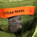 Mango URBAN Green lace frill dress L Photo 3