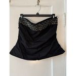 ZARA  BEADED STRAPLESS POPLIN TOP Size Large NWT Photo 3